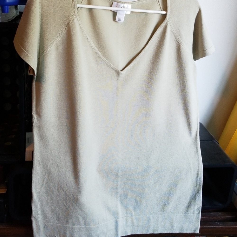 Loft short sleeved sweater.
